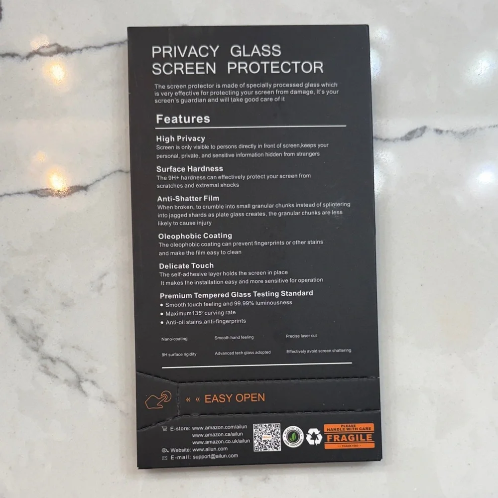 Ailun Privacy Glass Screen Protector